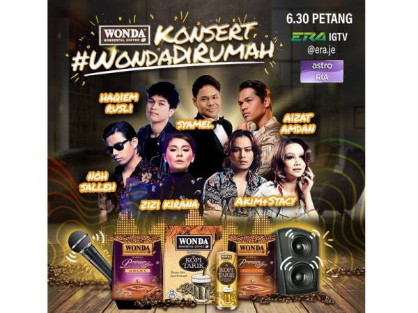 Konsert #WONDADiRumah hiburan dalam tempoh PKP