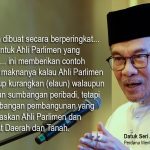 PM Anwar sahkan elaun pembangunan MP