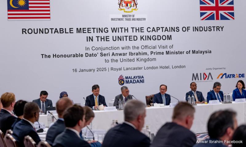 Perjanjian perdagangan bebas M’sia-UK dijangka tingkat pelaburan
